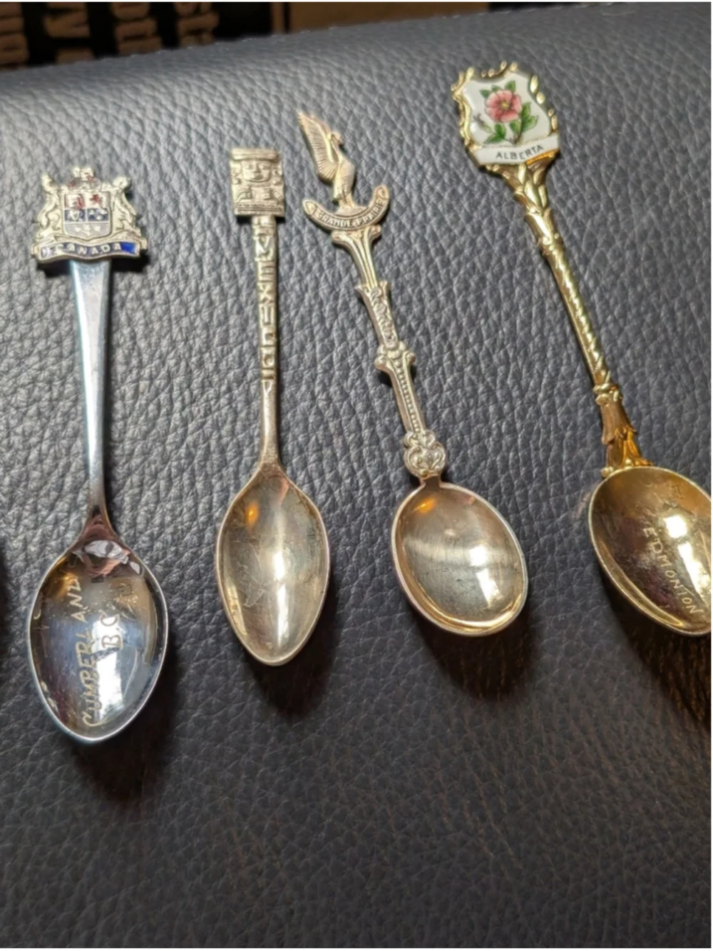 Vintage Souvenir Spoon Lot of 13 - Includes Rolex Bucherer & Disney Collectibles
